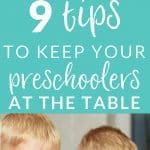 9 Tips to keep preschoolers at the dinner table, parenting tips, picky eaters