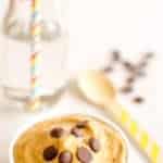 Easy healthy peanut butter mousse is a 2 ingredient vegan recipe that makes a perfect dessert for kids or an energy dense purée for babies