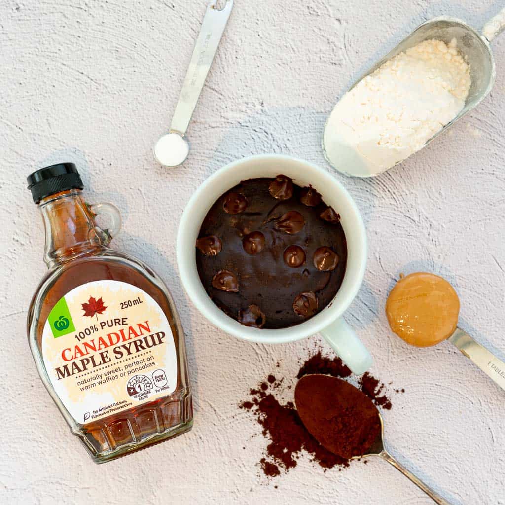 Vegan Mug Brownie 5 Ingredients