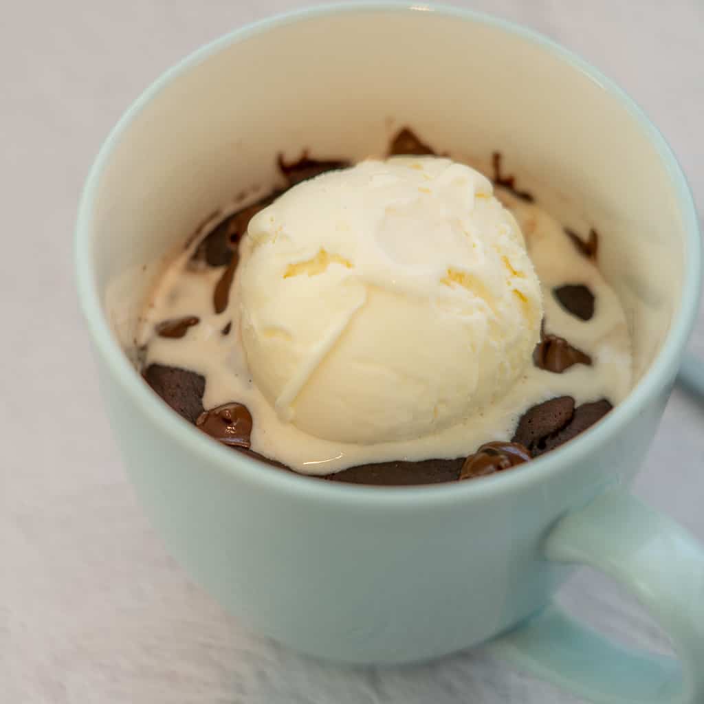 Vegan Brownie in a Mug
