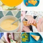 8 photo collage of egg recipes for babies with text overlay "eggs for baby"