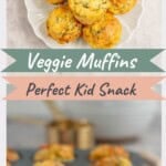 Soft, cheesy veggie muffins packed with colourful vegetables—perfect for toddlers, lunchboxes, and baby led weaning.